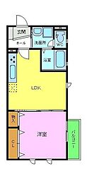 間取図画像 1LDK