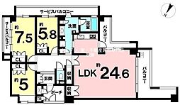 間取図画像 3LDK