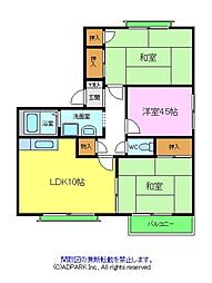 間取図画像 3LDK