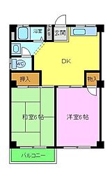 間取図画像 2DK
