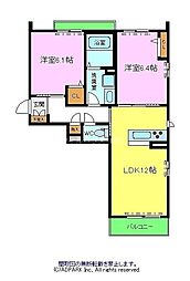シャーメゾンサン・ベイ 1SLDKの間取図画像