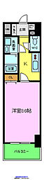 TKアンバーコート堺東2 1DKの間取図画像