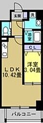 リアライズ宿院 1LDKの間取図画像