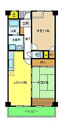 アージュ 1LDKの間取図画像