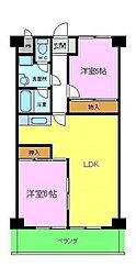 パークサイド蔵前 3LDKの間取図画像