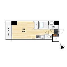 ルミノーサ堺 ワンルームの間取図画像