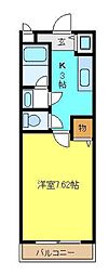 シュライク2000 1Kの間取図画像