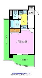 エステート藤久 3階1Kの間取り