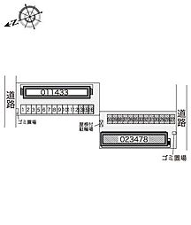 レオパレスアルミック2 3階1Kの室内