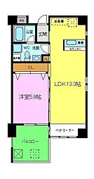 ラ・サンテ 4階1LDKの間取り