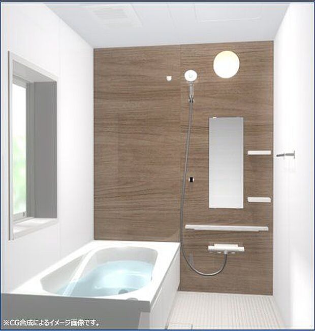 【イメージ画像】浴室暖房付なので洗濯物を乾かしたり、冬場の浴室でも快適に過ごせます！