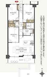 ドメイン八千代勝田台 3LDKの間取図画像