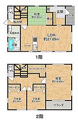 築浅5年ソーラー付き　みどり市笠懸町阿左美 4LDKの間取り