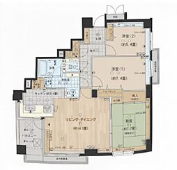 リーベスト保土ケ谷アスティオA棟 3LDKの間取図画像