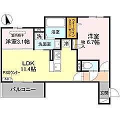 物件の間取り