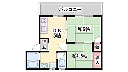 間取図画像 2DK
