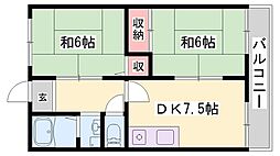 間取図画像 2DK