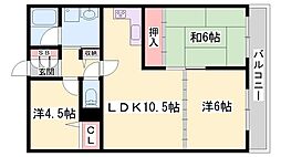アルコラカーサ姫路土山 3LDKの間取図画像