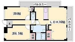 ギャラクシー・ホーヨー 3LDKの間取図画像