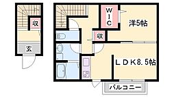 サンスーシ 2階/-
