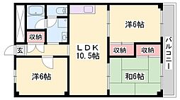 メゾンM 3LDKの間取図画像