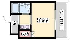 ピースハイツ 1階/-
