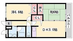 ノーブル・ヴィレッジ 2階/-