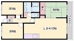 ルミエールアイオイ 3LDKの間取図画像