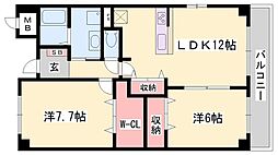 ラフォーレ広畑 4階/-