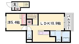 アサノ・モノカーメラ 1LDKの間取図画像