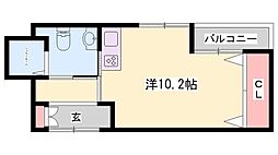 クオリティライフ壱番館 ワンルームの間取図画像