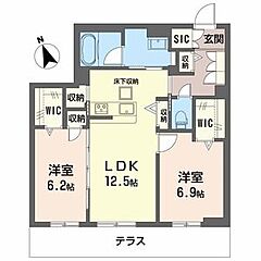 物件の間取り