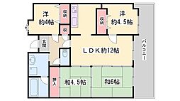 クリーンピア大津天満 4LDKの間取図画像