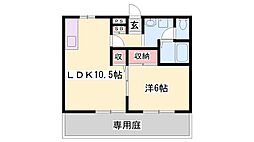 パル平津A 1階/-