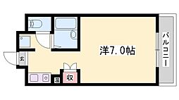 LIFETOWN2 ワンルームの間取図画像