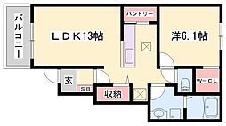 カルムヴィラ和II 1階/-
