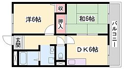 間取図画像 2DK