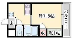 間取図画像 1K