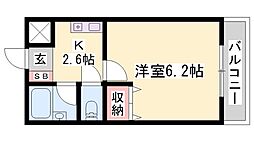 間取図画像 1K