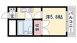 間取図画像 1K