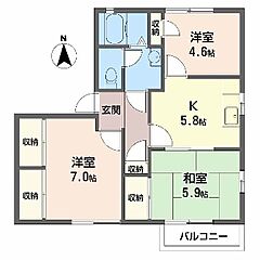 物件の間取り