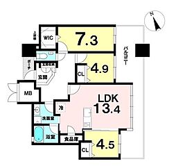 間取図画像 3LDK