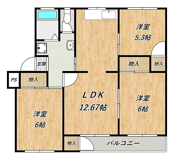 間取り：328000584722