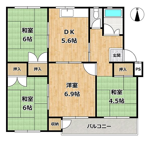 間取り：328000674600