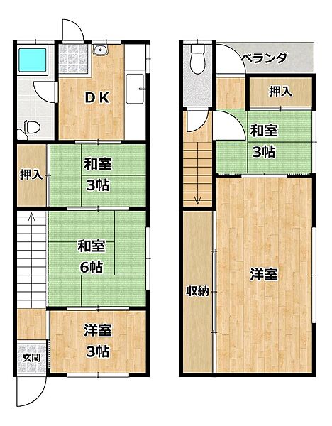 間取りを拡大表示