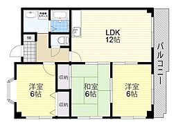 間取図画像 3LDK