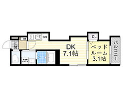 間取図画像 1DK