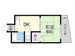 間取図画像 1DK