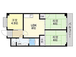 間取図画像 3LDK