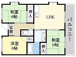 間取図画像 3LDK